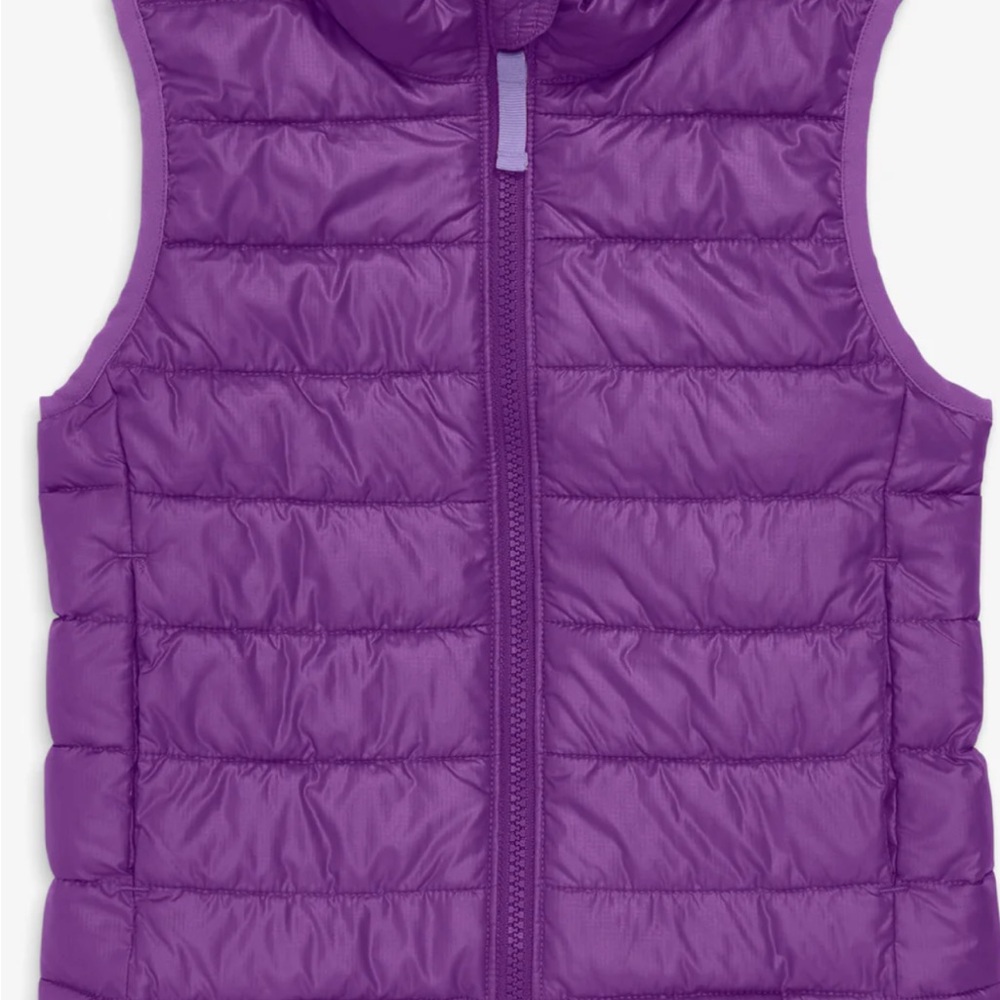 Primary Purple Quilted Puffer Vest
